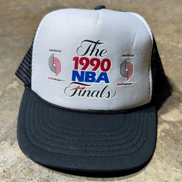 NBA Other - Vintage Official 1990 NBA Finals Trucker Hat